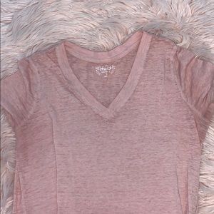 Miss pink v neck t shirt